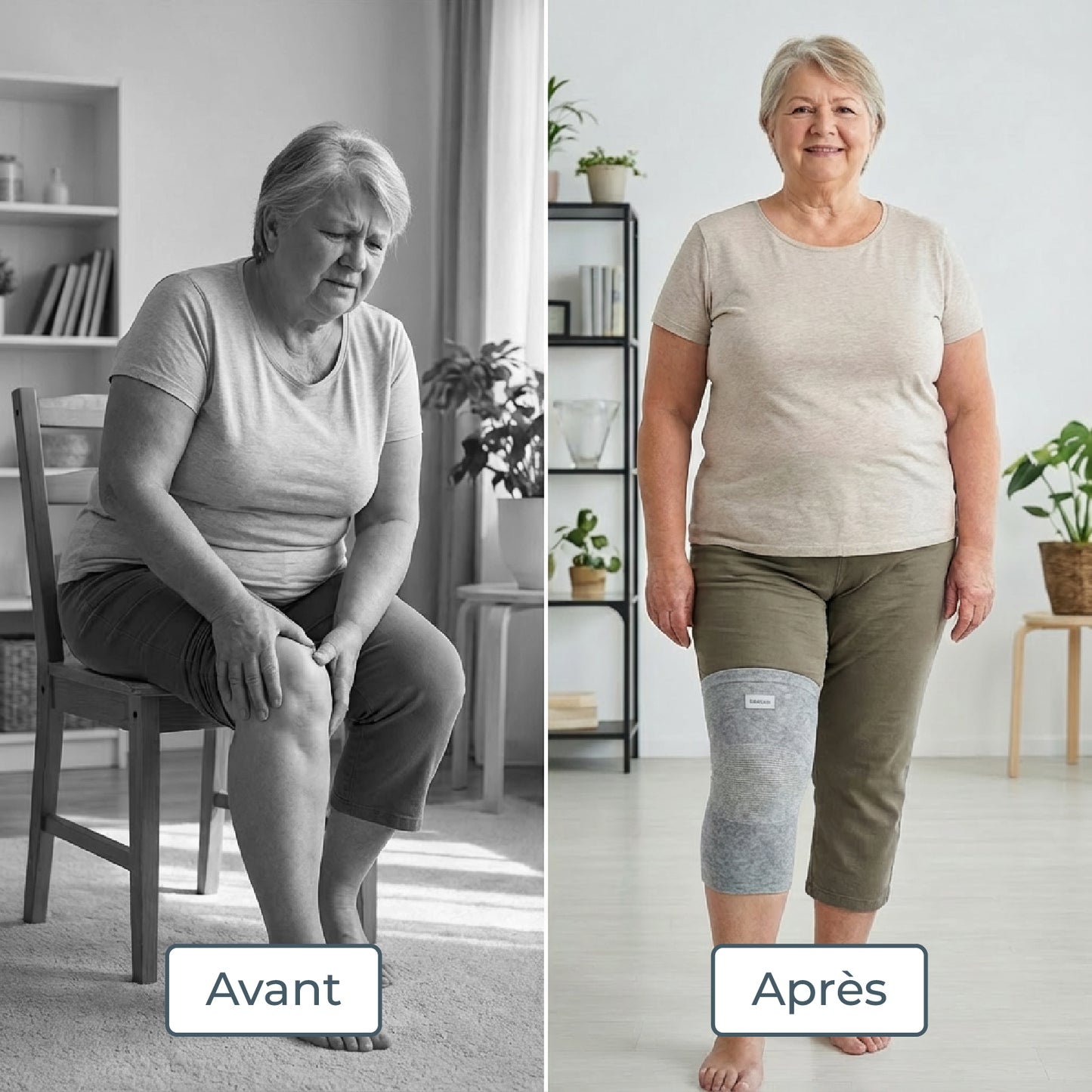 Genouillère Confort Grandes Tailles