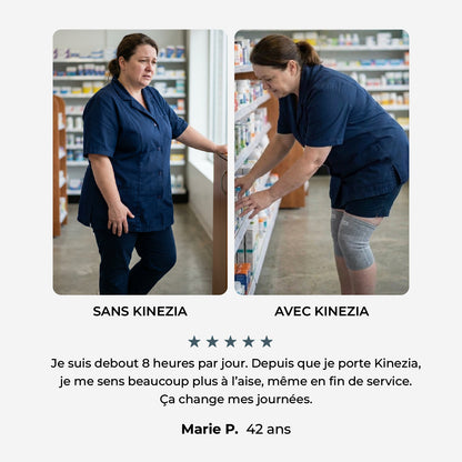 La genouillère qui respecte enfin votre corps - Soulage sans rouler, serrer ni marquer la peau