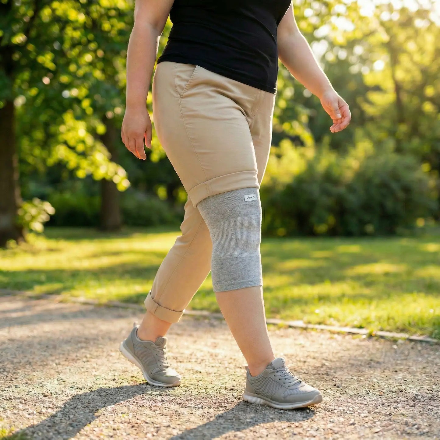 Genouillère Grandes Tailles - Confort & Maintien Sans Comprimer