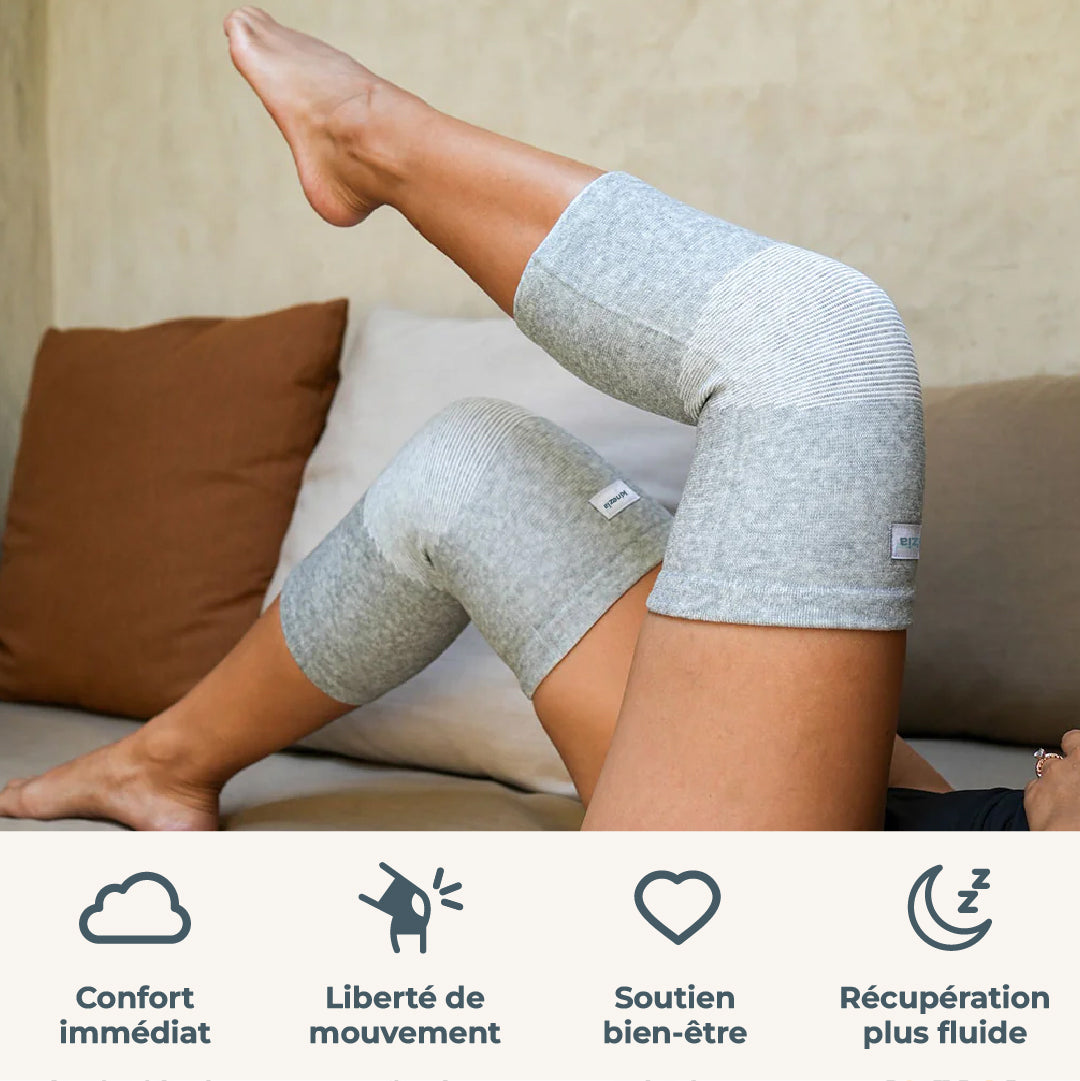 Genouillère de Compression Douce en Bambou