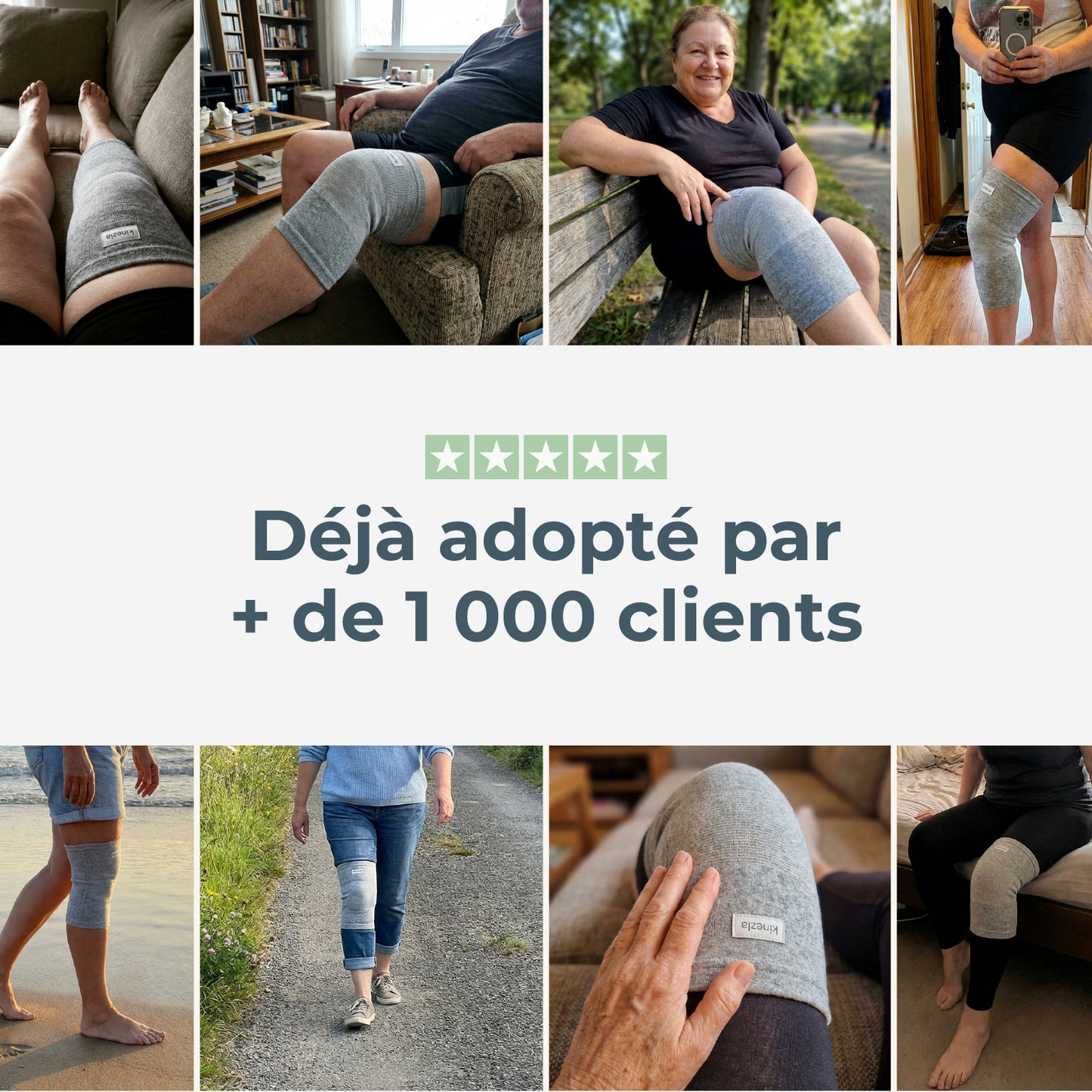 Genouillère Confort - Soutien doux au quotidien