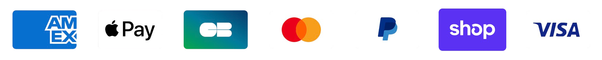 Moyens de paiement acceptés
