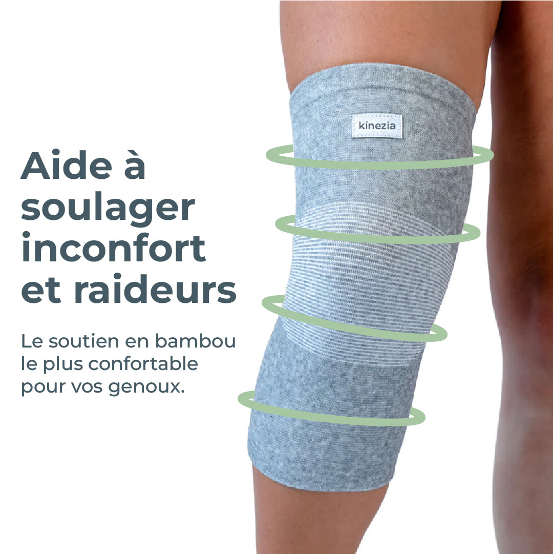 Genouillère de Compression Douce en Bambou
