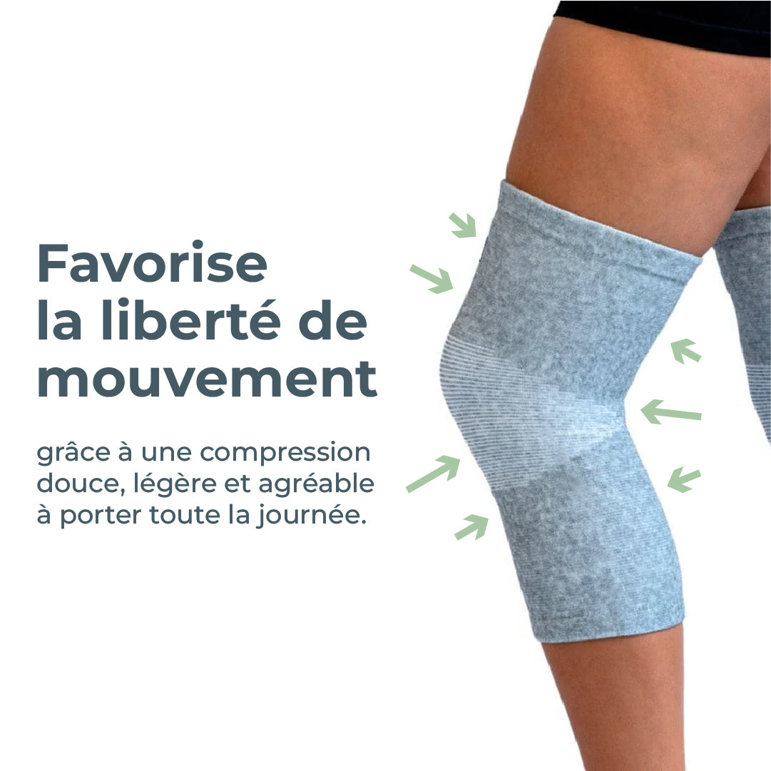 Genouillère de Compression Douce en Bambou